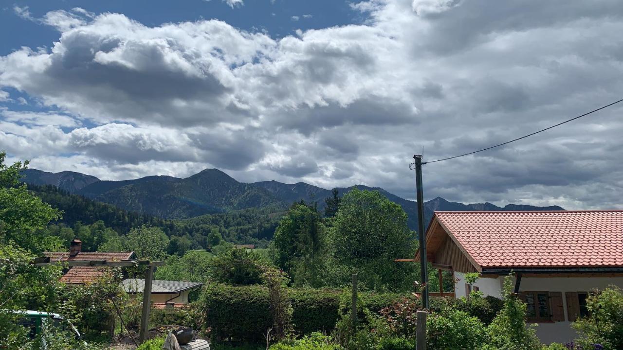Apartment With A Stunning View Of The Alps - Wohnung Mit Atemberaubenden Blick Auf Die Alpen Fischbachau Exterior photo